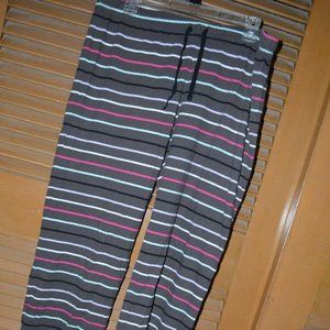 Sonoma Intimates Dark Gray Striped Pajama Pants XL